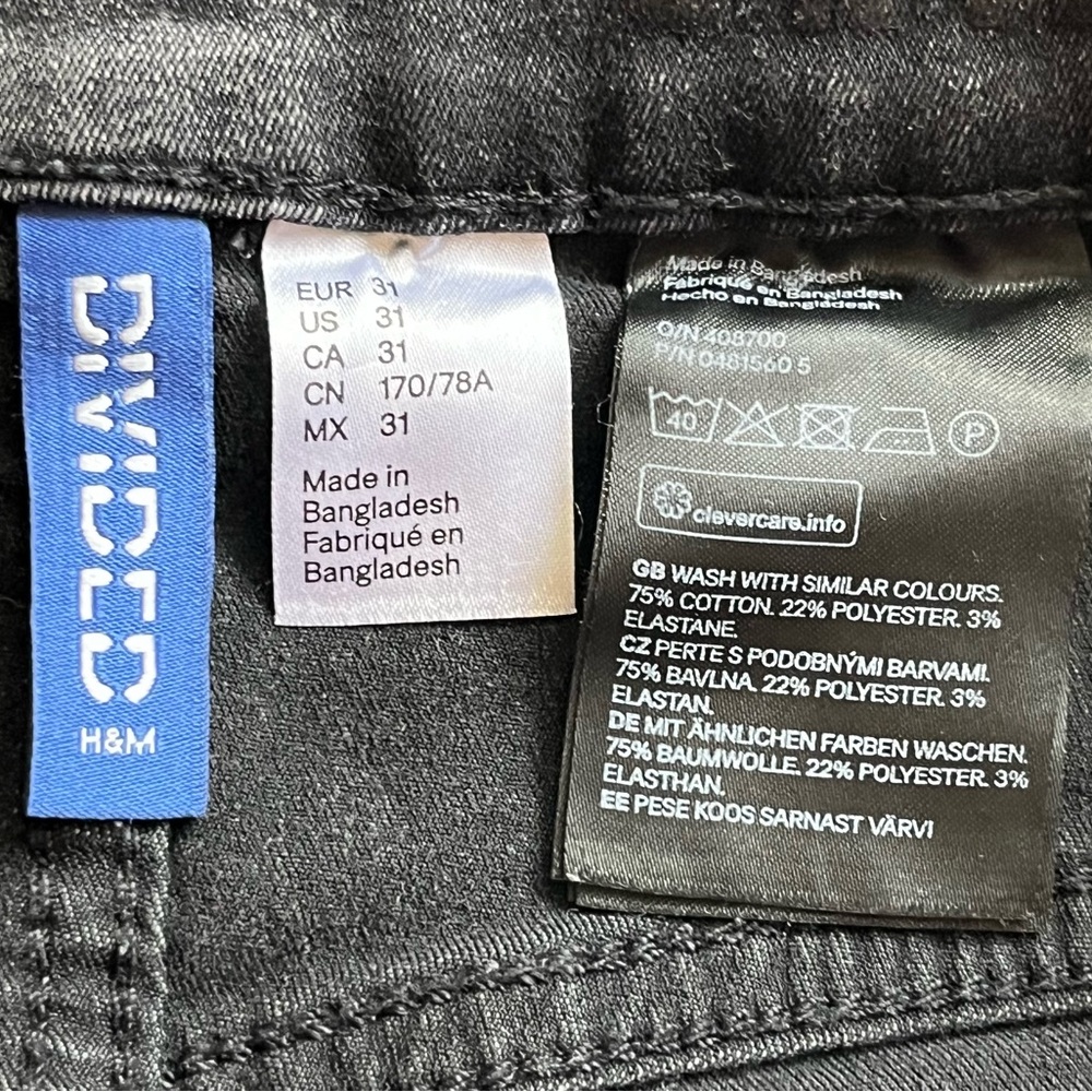 DIVIDED BY H&M SKINNY JEANS - Picture 3 of 9